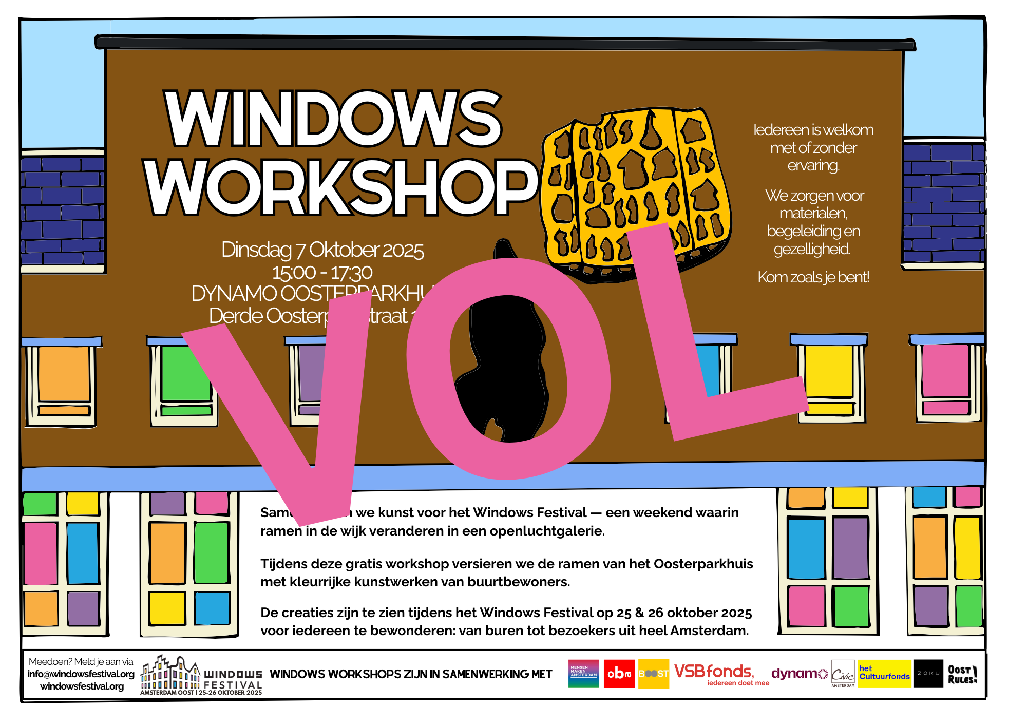 VOL – Dynamo Oosterparkhuis – Windows Workshop